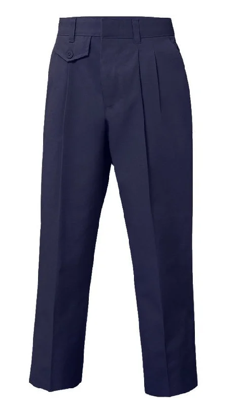 Girls Navy  Dress Pant : Regular Sizes 3 - 16 Trendy Printed Pants