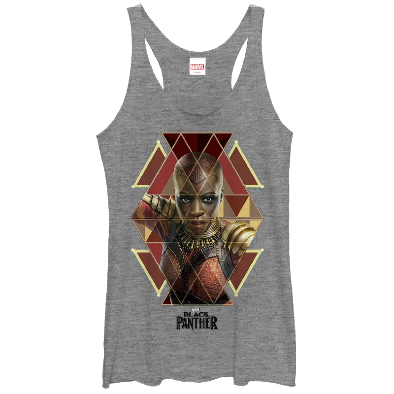 Women's Marvel Black Panther 2018 Okoye Racerback Tank Top bold tank top