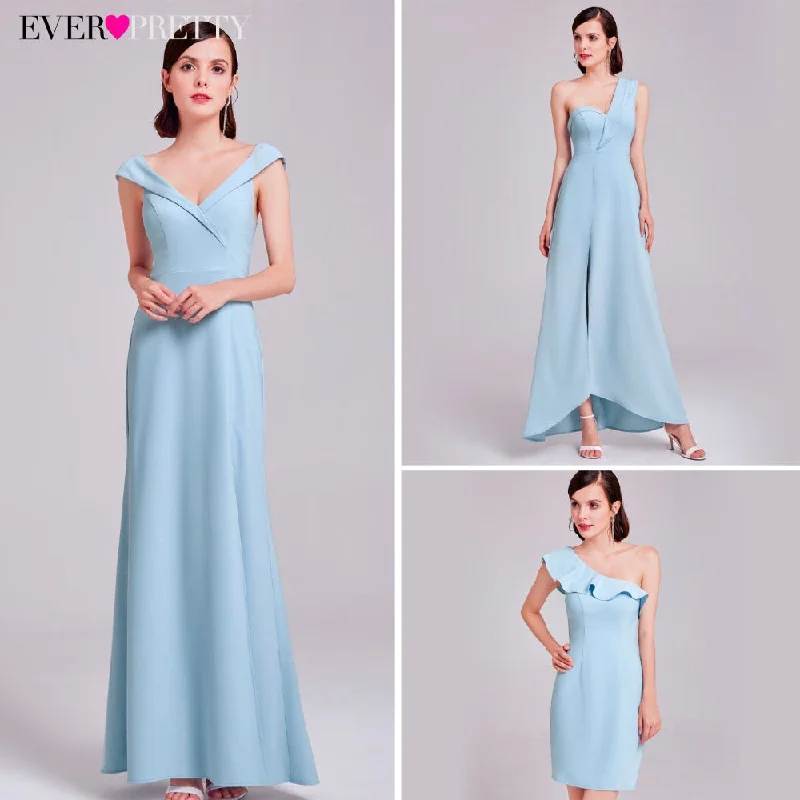 Sexy V-Neck Evening Dresses Ever Pretty Elegant Evening Dresses With Cap Sleeves Women High Splits Party Dresses Pencil Length Work
