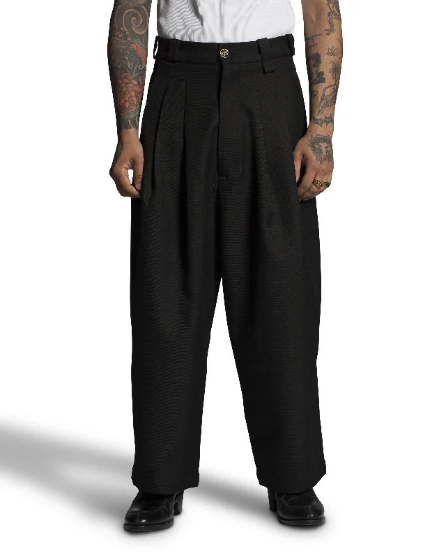 BORRACHO PANT - BLACK Cozy Full-Length Pants