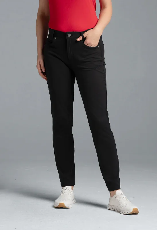IBKUL 5 Pocket Performance Pant Trendy Velvet Pants