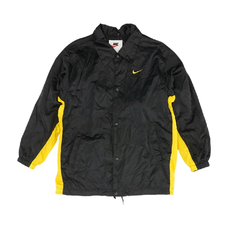 Vintage 90s Button Down Windbreaker Jacket Zip Front Button Front Snap Front