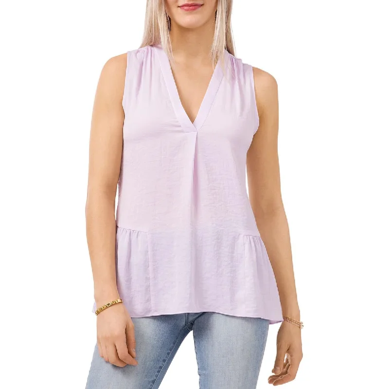 Vince Camuto Womens Sleeveless Peplum Tank Top comfortable tank top