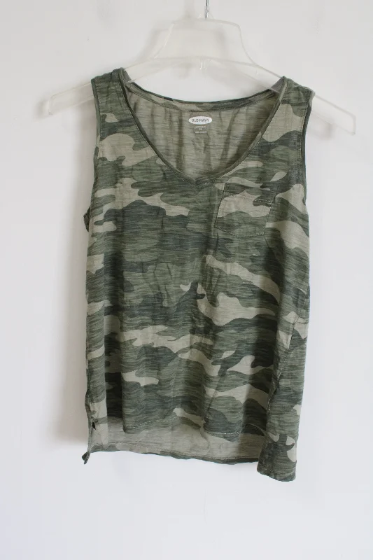 Old Navy Camo Tank | XS rhinestone tank top