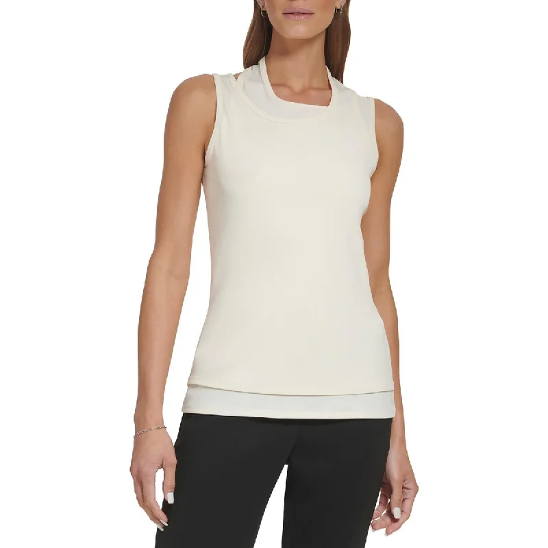 DKNY Womens Layered  Tank Top stylish tank top