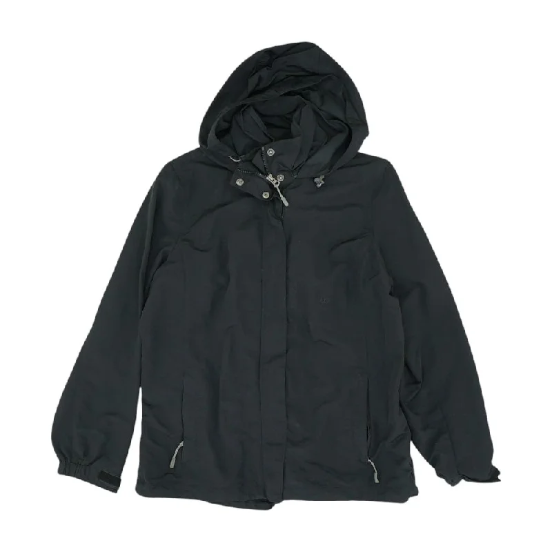 Black Solid Lightweight Jacket Tailored Jacket Straight Jacket A-Line Jacket