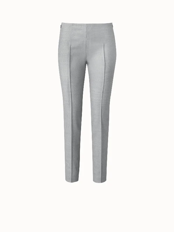 Slim Wool Stretch Flannel Pants Comfortable Maternity Pants