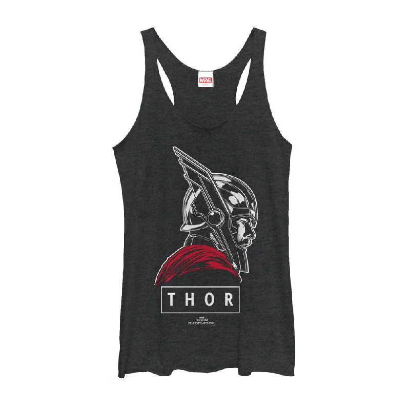 Women's Marvel Thor: Ragnarok Classic Profile Racerback Tank Top fitness tank top