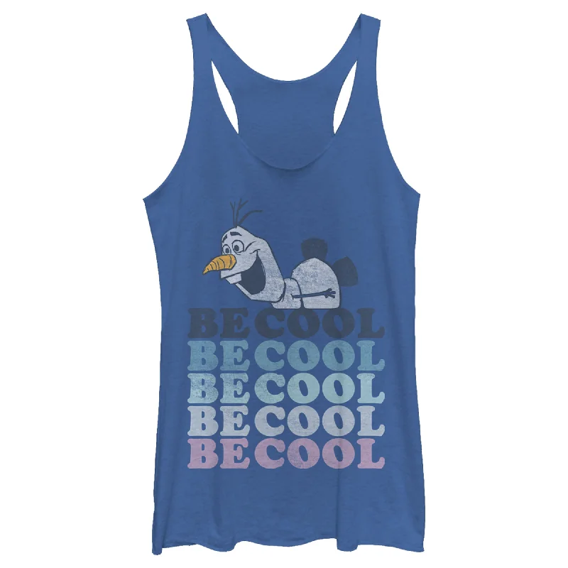 Women's Frozen 2 Olaf Be Cool Racerback Tank Top relaxed fit tank