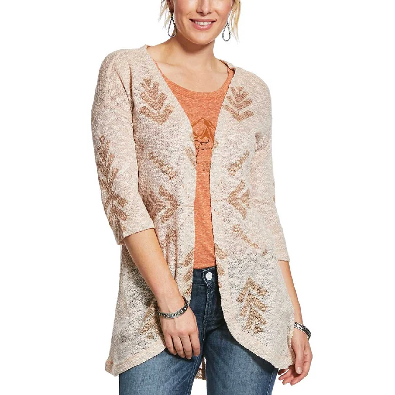 Ariat Women's Sunday Morning Cardigan Terry Blend Velvet Blend Canvas Blend