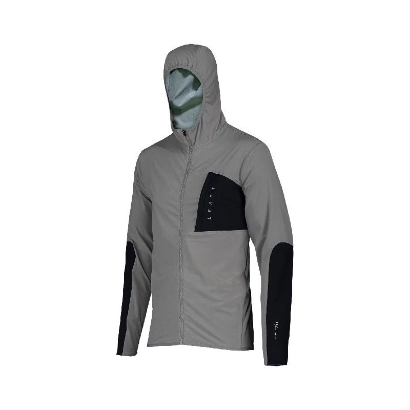 Jacket MTB Trail 1.0 - Granite (S) Boat Neck Shawl Collar Notched Collar