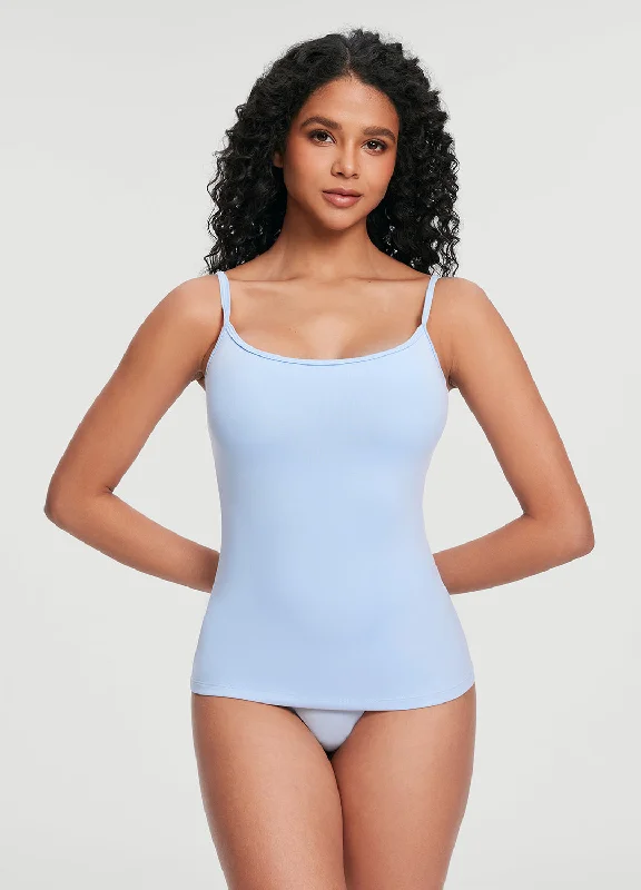 Thin Strap Tank Top scoop neck tank