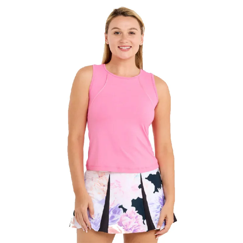 Sofibella Flora Lux Rosa Womens Tennis Tank Top lavender tank top
