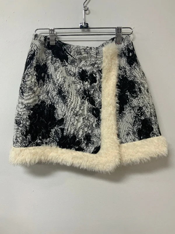 Cider (S) black skirt patchwork skirt art