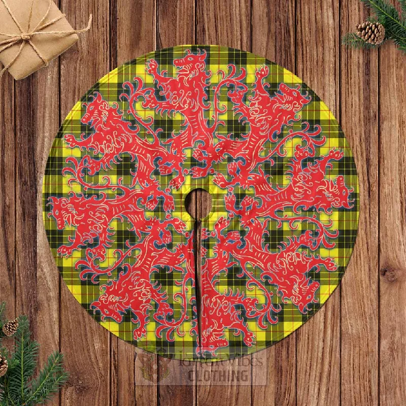 MacLeod (McLeod) Tartan Christmas Tree Skirt Lion Rampant Style cashmere skirt rich