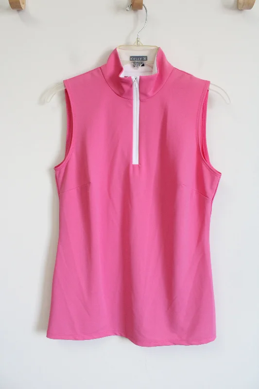 Melly M Sleeveless Pink Active Tank | S cute tank top