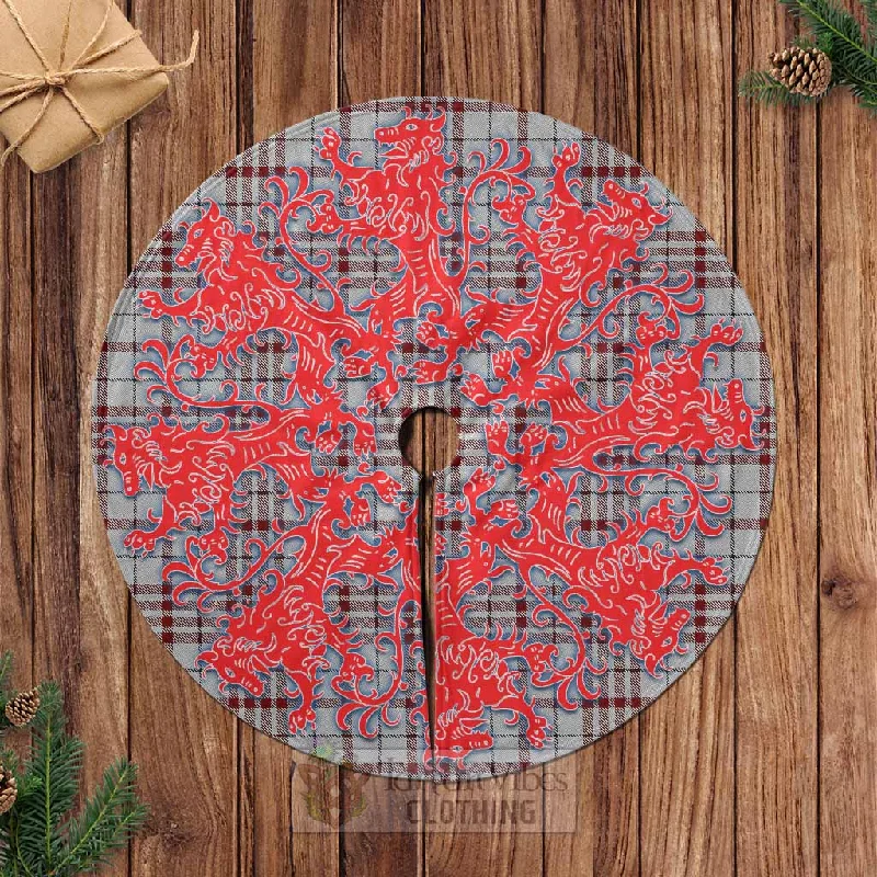 Clayton Tartan Christmas Tree Skirt Lion Rampant Style relaxed fit skirt