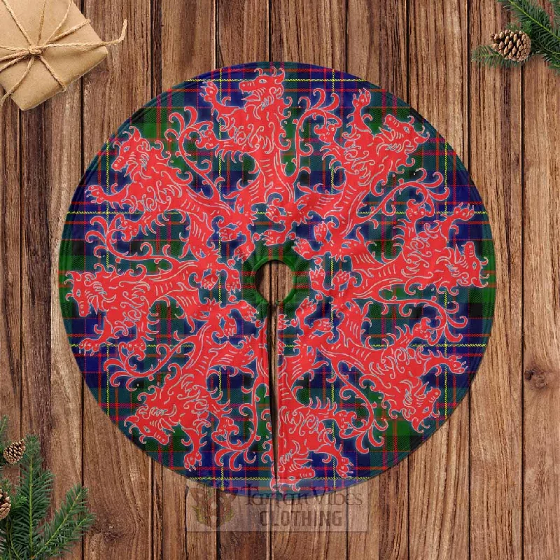 Chalmers Tartan Christmas Tree Skirt Lion Rampant Style boho skirt vibe