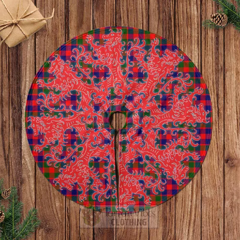 MacGowan (McGowan) Tartan Christmas Tree Skirt Lion Rampant Style boho skirt vibe