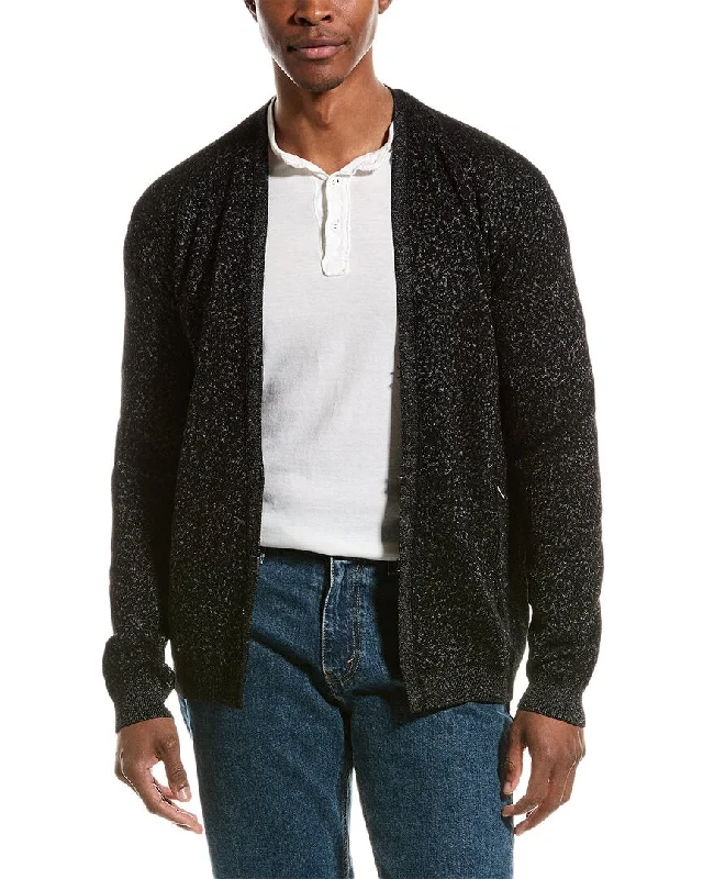 John Varvatos Claremont Regular Fit Wool-Blend Cardigan Anti-Pilling Anti-Shrink Durable