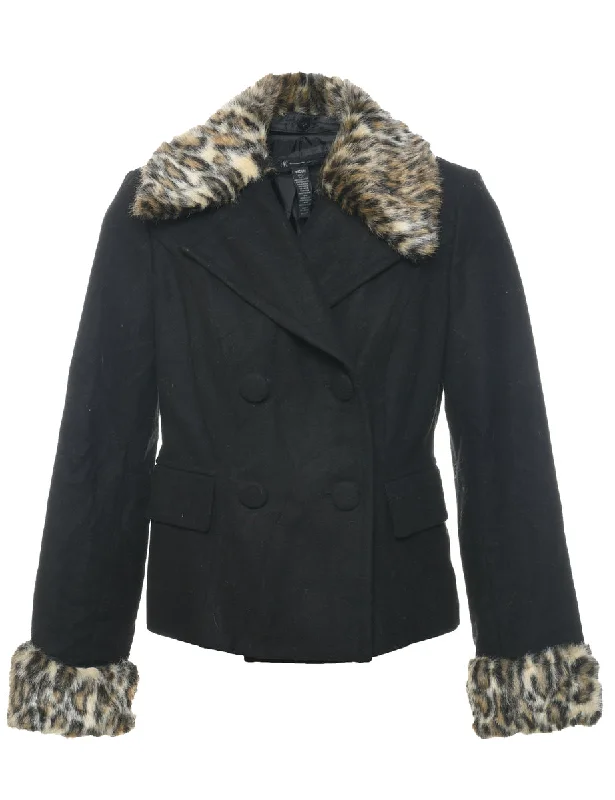 Black Jacket - M Striped Jacket Polka Dot Jacket Floral Jacket