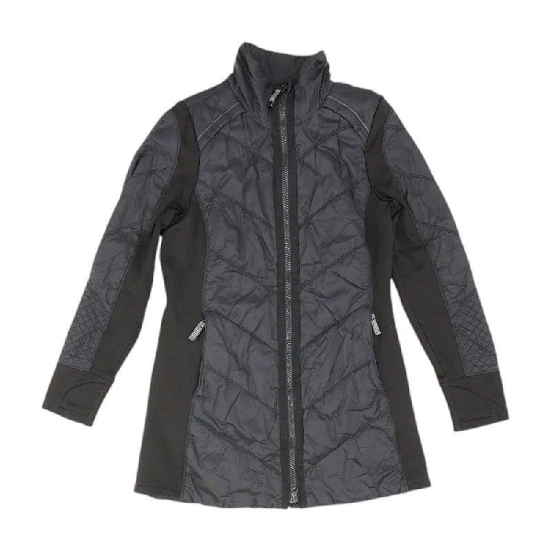 Black Solid Active Jacket Satin Jacket Silk Jacket Chiffon Jacket