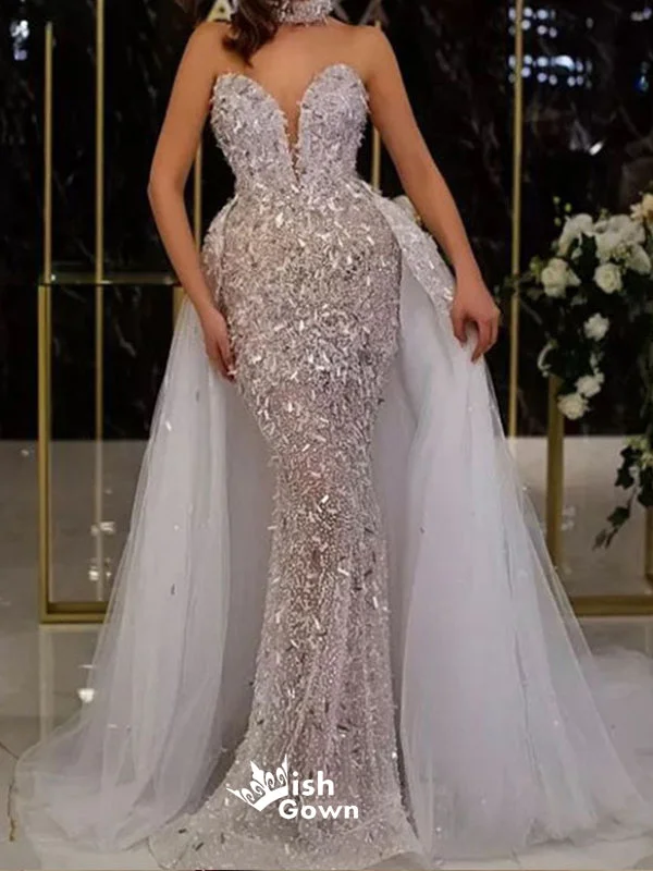 Stylish Plunging Mermaid Long Party Dress Prom Dresses,Evening Dress Online, WGP915 Tunics Solid Classic