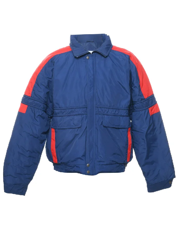 Blue Ski Jacket - XL Anorak Shell Jacket Lightweight Jacket