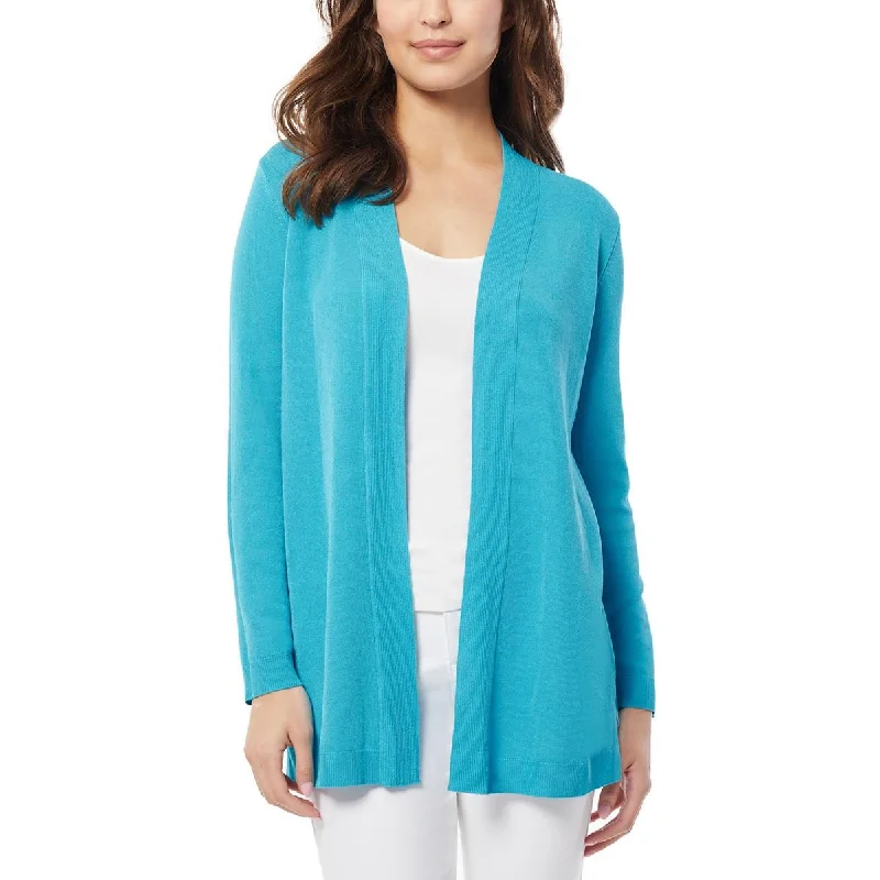 Jones New York Womens Ribbed Knit o Cardigan Sweater Rayon Fabric Velvet Fabric Corduroy Fabric