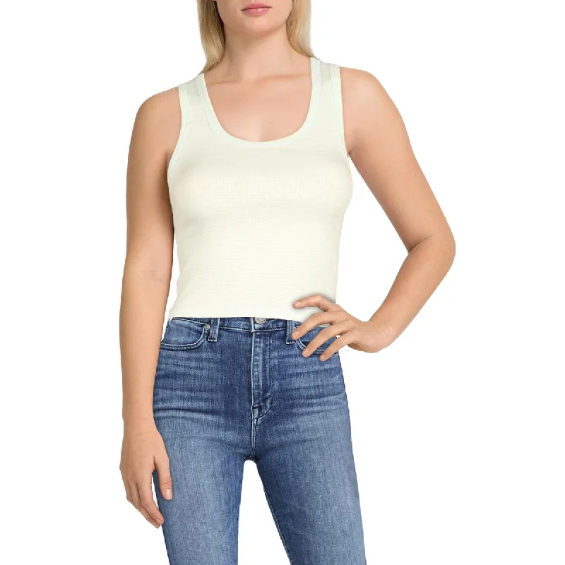 Levi's Womens Stripped Cropped Tank Top stylish tank top