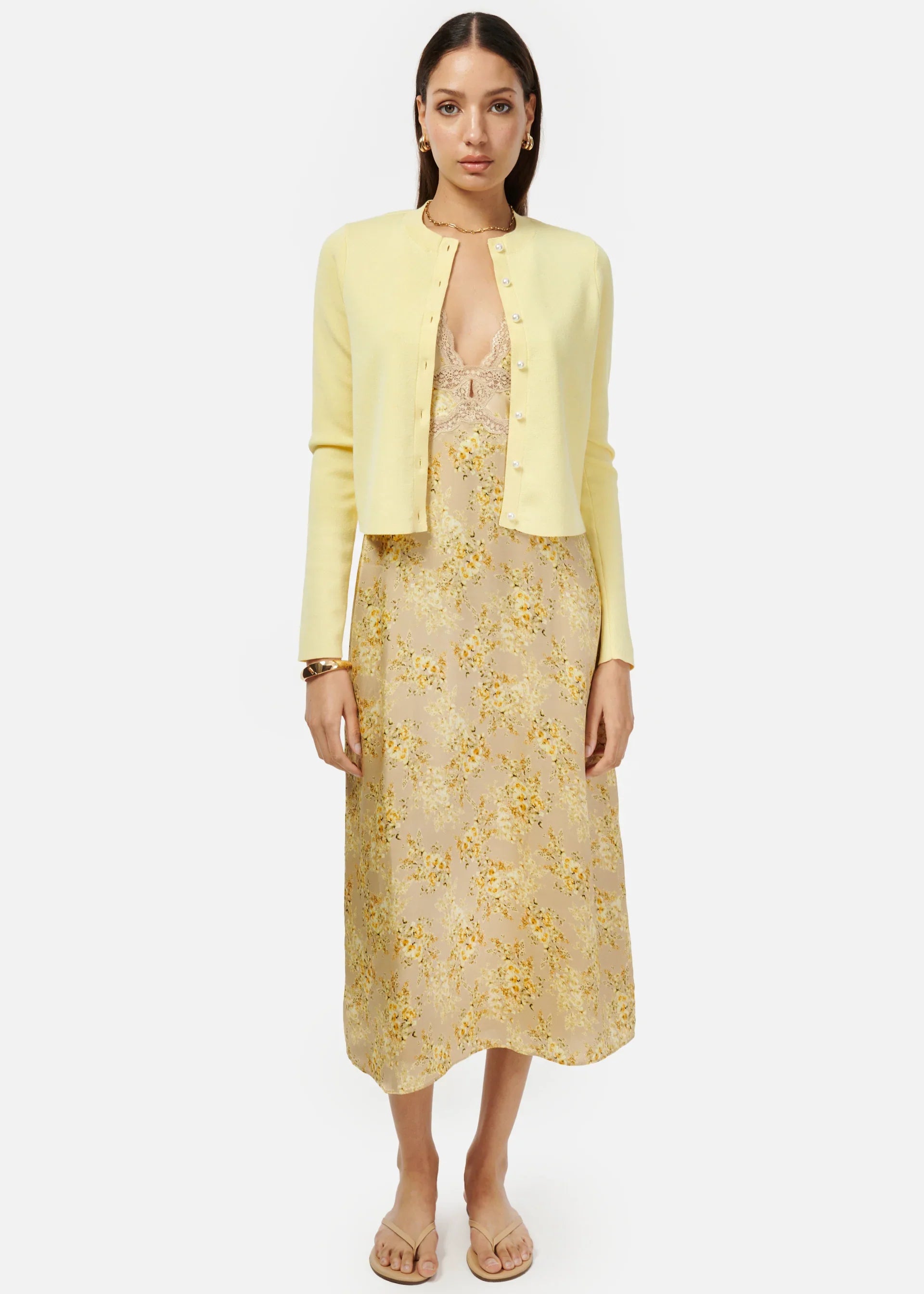 Sunlight Jessa Cardigan Mesh Cardigan Canvas Denim