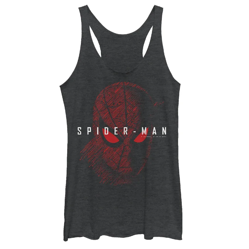 Women's Marvel Spider-Man: Far From Home Glow Racerback Tank Top loose fit tank