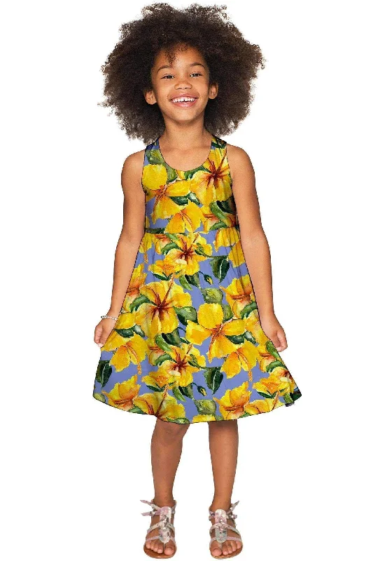 After the Rain Sanibel Fit & Flare Floral Party Dress - Girls Tunics Sale discount
