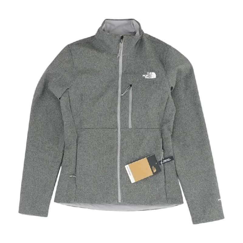 Charcoal Solid Ski Jacket Belted Jacket Elasticated Jacket Padded Jacket