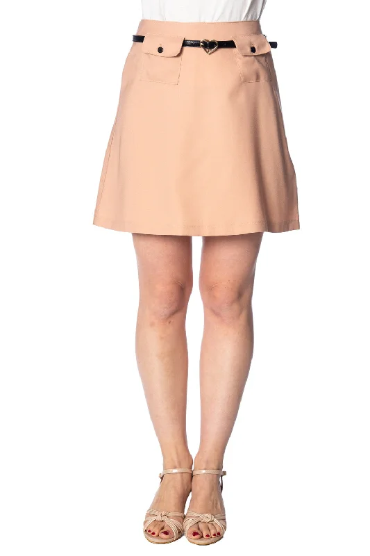 Banned Apparel - Sweet Safari Skirt spandex blend skirt