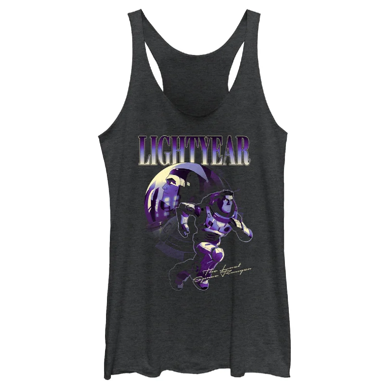 Women's Lightyear Hero Poster Racerback Tank Top mint tank top