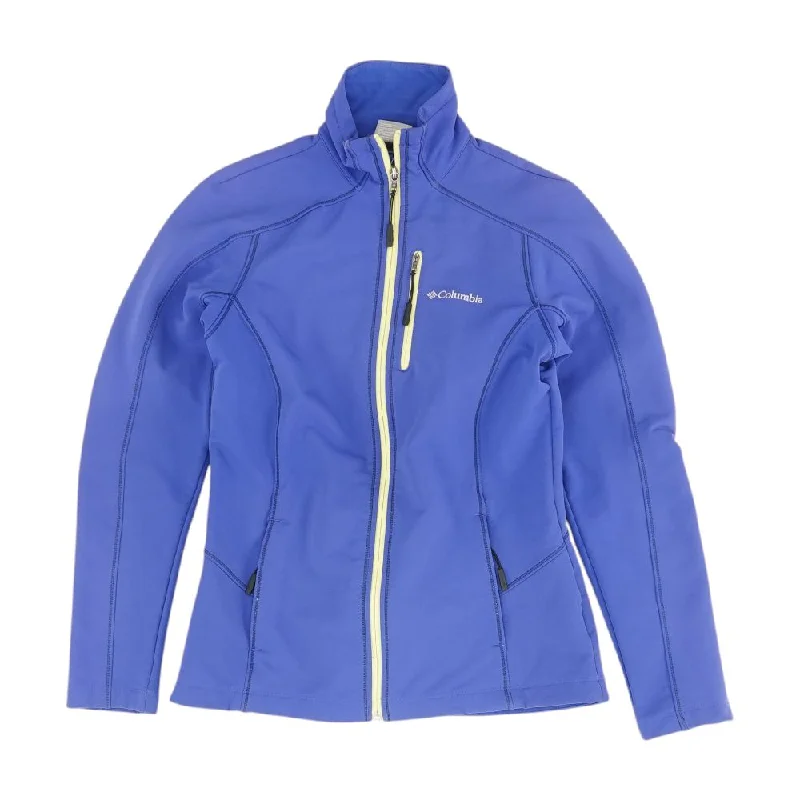 Purple Solid Ski Jacket Denim Jacket Leather Jacket Suede Jacket