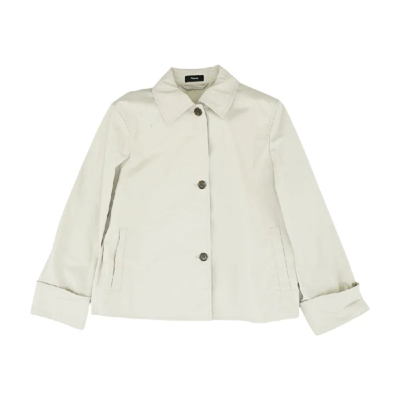 Tan Solid Lightweight Jacket Insulated Jacket Fitted Jacket Loose Jacket