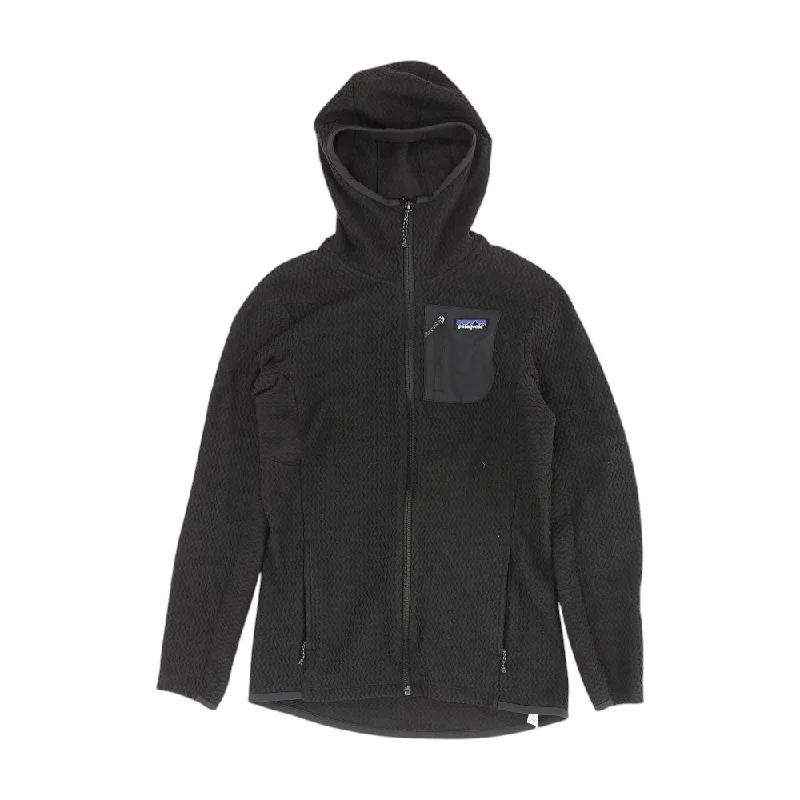 Black Solid Ski Jacket Rayon Fabric Velvet Fabric Corduroy Fabric