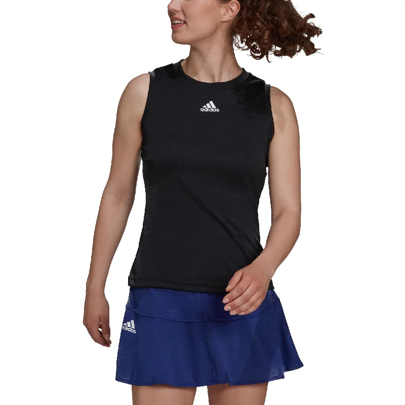 Adidas Match Black Womens Tennis Tank Top neon tank top