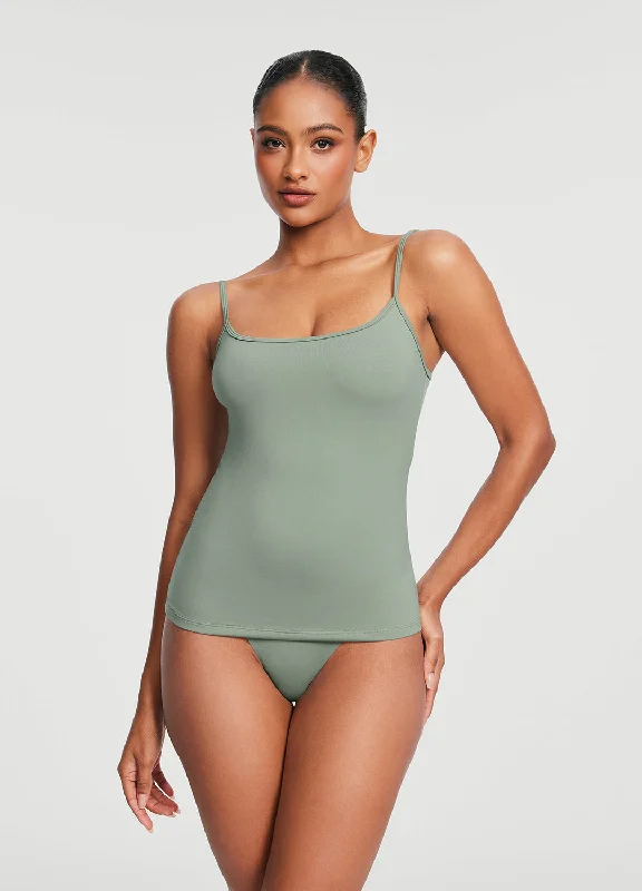Thin Strap Tank Top off shoulder tank