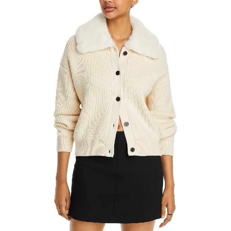 Rails Womens Esme Wool Blend Knit Cardigan Sweater Nylon Fabric Polyester Fabric Spandex Fabric