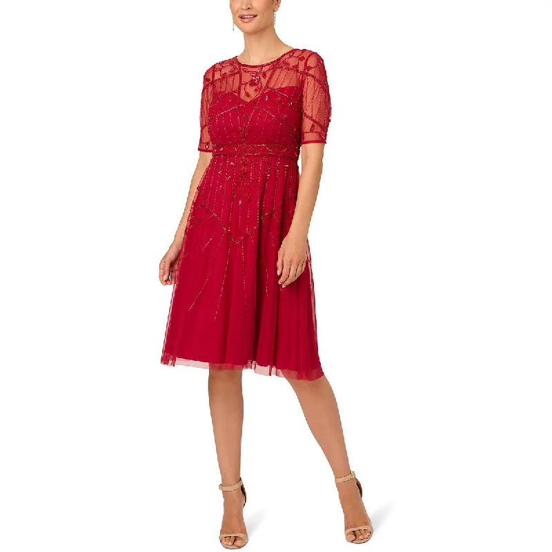 Papell Studio by Adrianna Papell Womens Embellished Cocktail And Party Dress Tunics Business professional