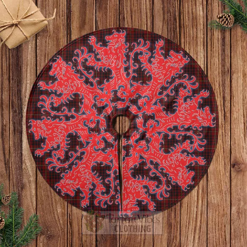 MacIan (McIan) Tartan Christmas Tree Skirt Lion Rampant Style spandex blend skirt