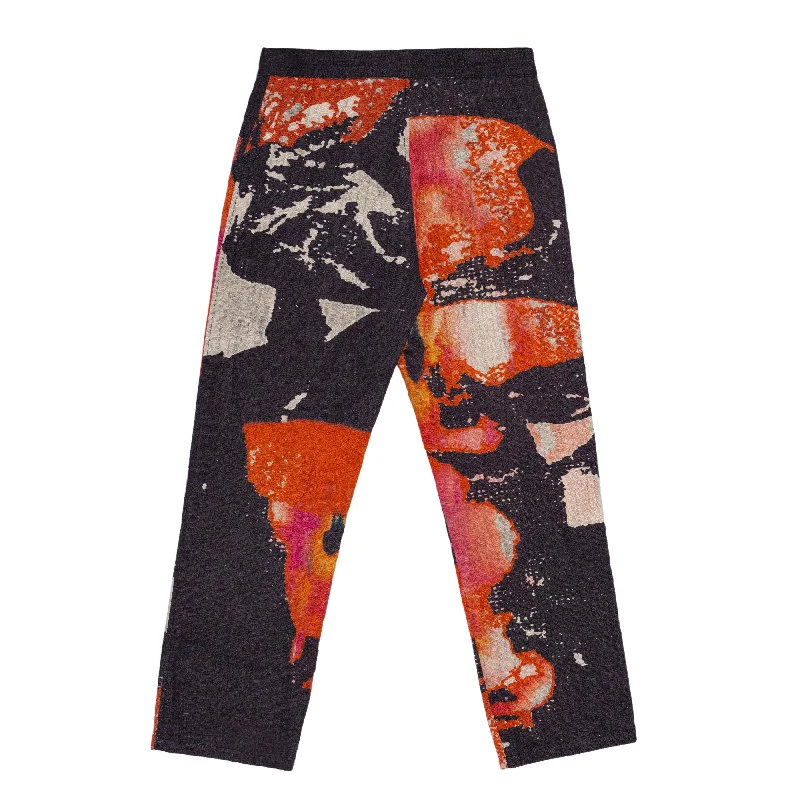 Marble Print Khaddar Pants Soft Stretch Pants