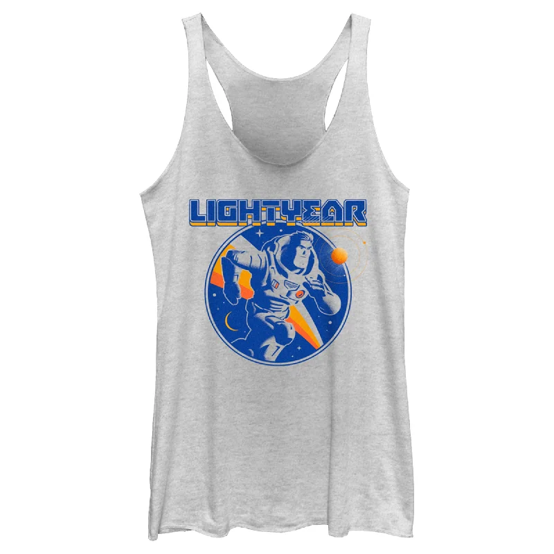Women's Lightyear Retro Logo Racerback Tank Top cherry red tank