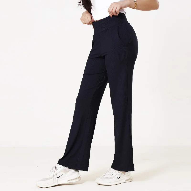 Tf-Navy Everyday Exclusive Ribbed Pants Soft Sweatpants Style