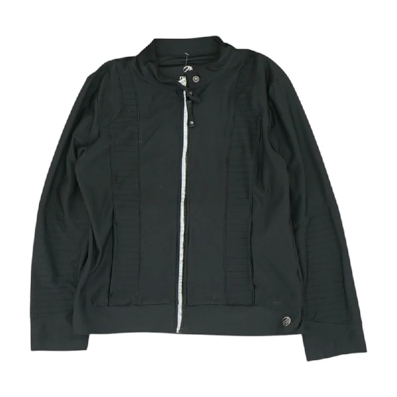 Black Solid Lightweight Jacket Boat Neck Shawl Collar Notched Collar
