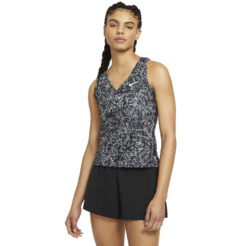 NikeCourt Victory Print Womens Tennis Tank Top athletic tank top