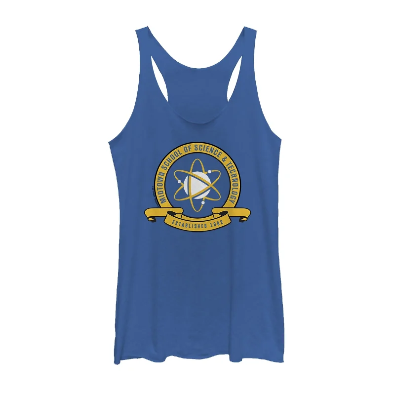 Women's Marvel Spider-Man: Homecoming Midtown School Crest Racerback Tank Top sexy tank top